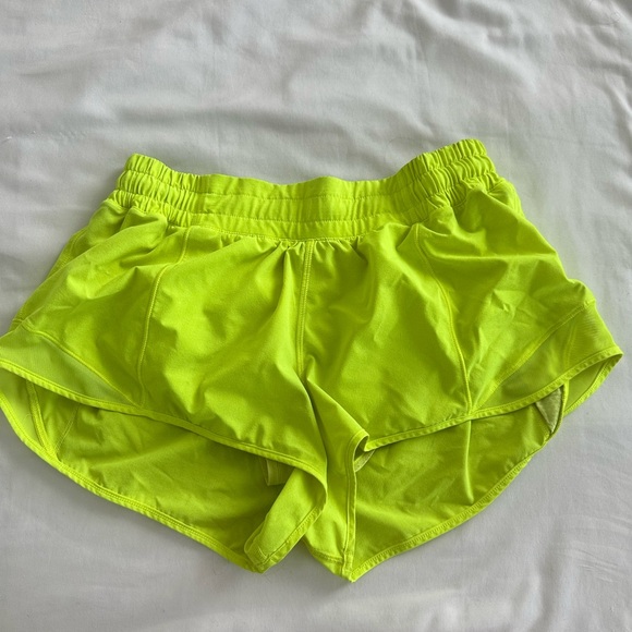 yellow lululemon shorts - Picture 2 of 2